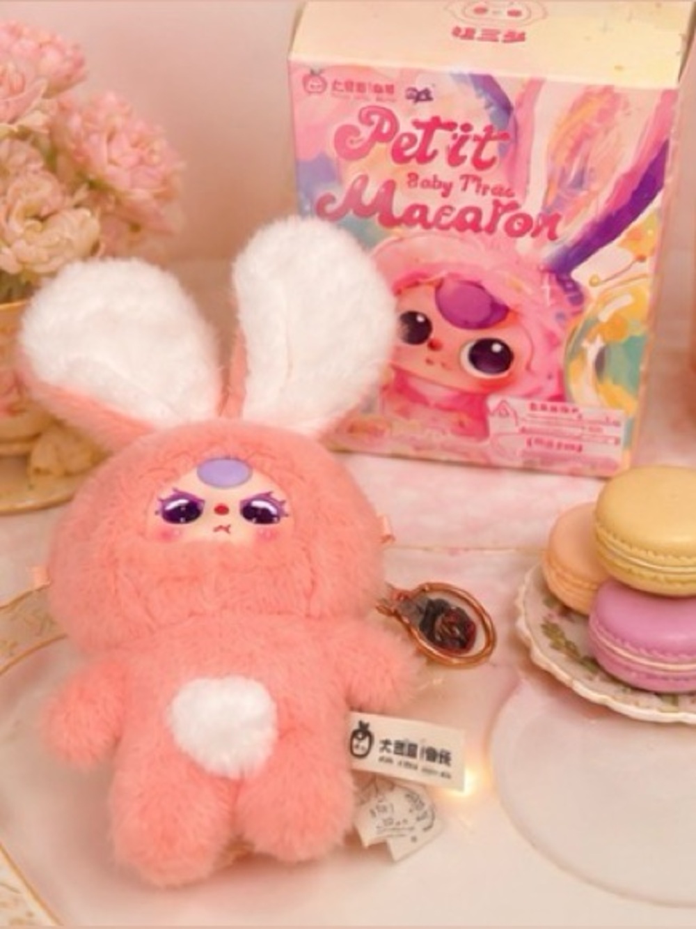 Baby Three- Petit Macaron Cute Bunny Plush “blind” box - opened
